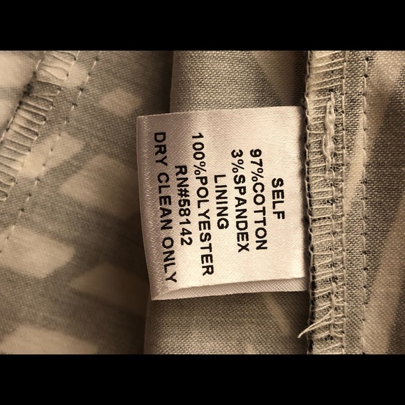 London Times Palm Leaf Print Dress - Picture 7 of 7